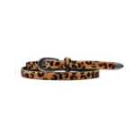 Ремень "HANQIAORIJI Leopard Haircalf Leather Belt"