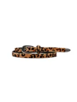 Ремень "HANQIAORIJI Leopard Haircalf Leather Belt"