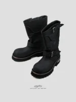 Ботинки "HANQIAORIJI Dual Buckle Engineer Boots" — изображение 3