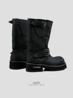 Ботинки "HANQIAORIJI Dual Buckle Engineer Boots" — изображение 5