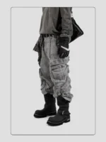 Ботинки "HANQIAORIJI Dual Buckle Engineer Boots" — изображение 9