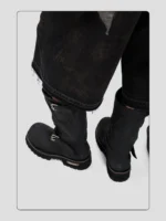 Ботинки "HANQIAORIJI Dual Buckle Engineer Boots" — изображение 14
