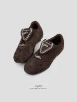 Кроссовки "HANQIAORIJI Brown Turbo Retro Football Shoes" — изображение 2