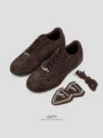 Кроссовки "HANQIAORIJI Brown Turbo Retro Football Shoes" — изображение 4