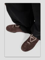 Кроссовки "HANQIAORIJI Brown Turbo Retro Football Shoes" — изображение 9