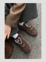 Кроссовки "HANQIAORIJI Brown Turbo Retro Football Shoes" — изображение 11