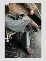 Кроссовки "HANQIAORIJI Brown Turbo Retro Football Shoes" — изображение 13