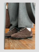 Кроссовки "HANQIAORIJI Brown Turbo Retro Football Shoes" — изображение 16