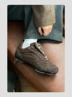 Кроссовки "HANQIAORIJI Brown Turbo Retro Football Shoes" — изображение 17