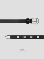Ремень "HANQIAORIJI Air Eye Leather Belt" — изображение 2