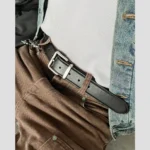 Ремень "HANQIAORIJI Diary Metal Detail Belt"