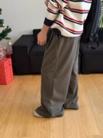 Брюки "19 Studio Drawstring Wide-Leg Pants" — изображение 7