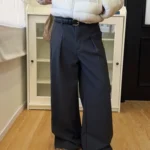 Брюки "19 Studio Straight Crease Draped Pants"