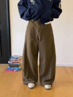 Брюки "19 Studio Relaxed Straight Cotton Pants"
