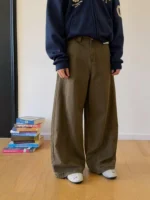 Брюки "19 Studio Relaxed Straight Cotton Pants" — изображение 2