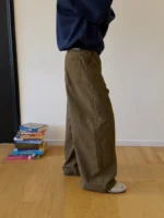 Брюки "19 Studio Relaxed Straight Cotton Pants" — изображение 3