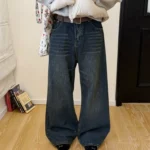Джинсы “19 Studio Vintage Slub Wide-Leg Jeans”