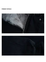 Куртка "19 Studio Hooded Fur-Lined Cotton Jacket" — изображение 5