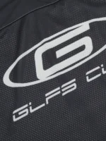 Футболка "GLFS × DL Studio Club Black Mesh Jersey” — изображение 4