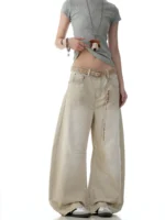 Брюки "11KN Washed Balloon Cotton Pants" — изображение 11