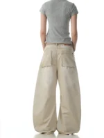 Брюки "11KN Washed Balloon Cotton Pants" — изображение 12