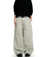 Брюки "11KN Wide Straight Cotton Trousers" — изображение 5