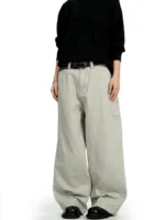 Брюки "11KN Wide Straight Cotton Trousers" — изображение 6