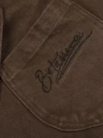 Куртка "11KN Leather Collar Work Jacket" — изображение 8