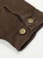 Куртка "11KN Leather Collar Work Jacket" — изображение 12