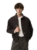 Куртка "11KN Toggle Work Jacket Brown" — изображение 4