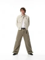 Джинсы "XJ Studio Strap Hem Curved Pants" — изображение 3