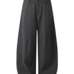 Брюки "XJ Studio Curved Pleated Wide Pants"