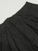 Брюки "XJ Studio Pleated Stripe Curve Pants" — изображение 6