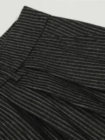 Брюки "XJ Studio Pleated Stripe Curve Pants" — изображение 8