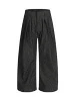 Брюки "XJ Studio Pleated Stripe Curve Pants"