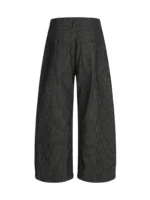 Брюки "XJ Studio Pleated Stripe Curve Pants" — изображение 2