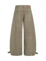 Джинсы "XJ Studio Strap Hem Curved Pants" — изображение 2