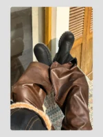 Ботинки "HANQIAORIJI Undercurrent Platform Boots" — изображение 12