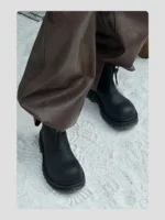 Ботинки "HANQIAORIJI Undercurrent Platform Boots" — изображение 16