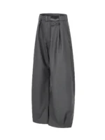Брюки "11KN Draped Belted Wide Trousers" — изображение 3