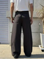 Брюки "BurnBro Double Belt Wide Trousers" — изображение 5