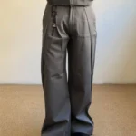 Брюки «Outcast A-Line Drape Suit Trousers»