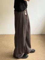 Брюки «Outcast Linen Pleated Wide Trousers» — изображение 8
