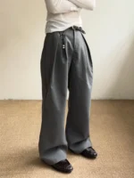 Брюки «Outcast Pinstripe A-Line Trousers» — изображение 4