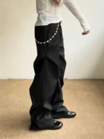 Брюки «Outcast Twisted A-Line Wide Trousers» — изображение 4