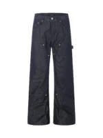Джинсы "11KN Rivet Raw Wide Jeans"