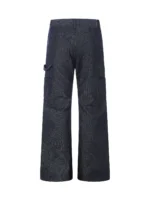 Джинсы "11KN Rivet Raw Wide Jeans" — изображение 2