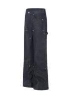 Джинсы "11KN Rivet Raw Wide Jeans" — изображение 3