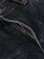 Джинсы "11KN Washed Navy Wide Jeans" — изображение 7