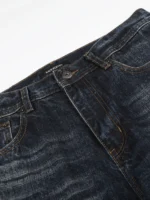 Джинсы "11KN Washed Navy Wide Jeans" — изображение 5